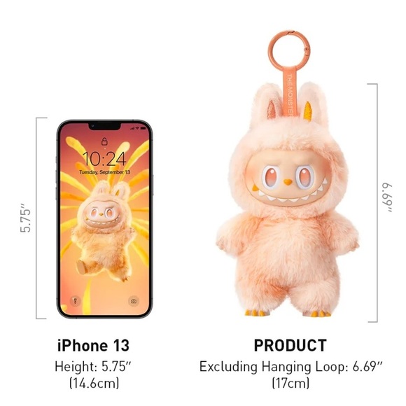 POP MART | THE MONSTERS Labubu Big into Energy Series Vinyl Plush - Happiness - Picture 3 of 6